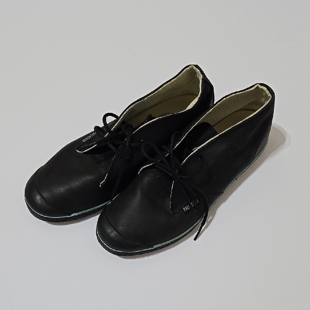 Palladium Women's Black And Blue Chukka Booties